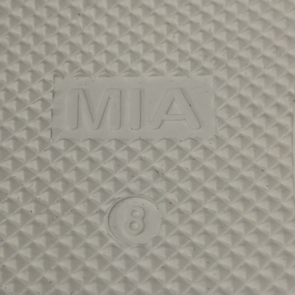 New authentic Mia leopard print signature sneakers MISMATES 7.5 8 display - Picture 11 of 11